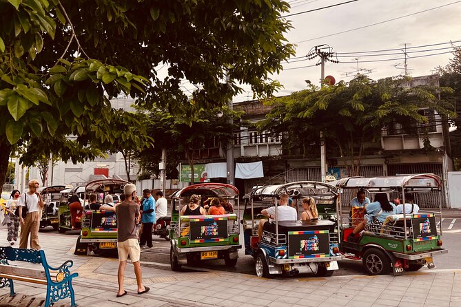 4-Hour Hidden Bangkok TukTuk Street Food Guided Tour - Tuk-tuk rides through Bangkok after sunset