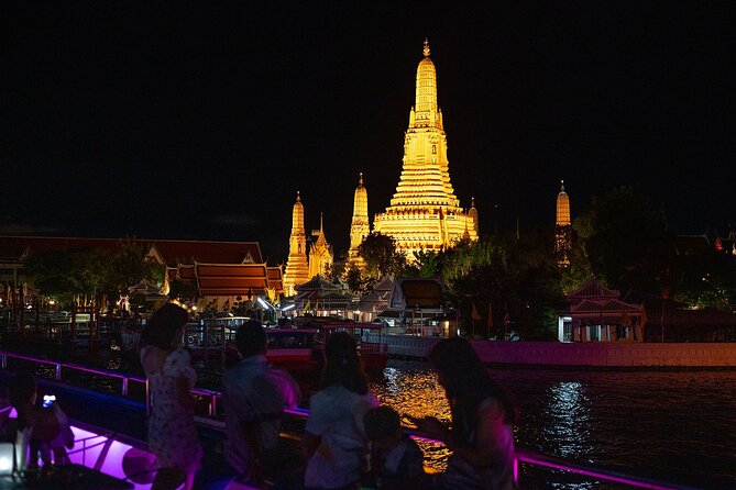 5 Star Luxury Bangkok Dinner Cruise On Wonderful Pearl Cruise - The Grand Palace from the river