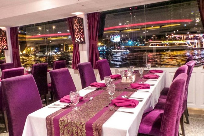 Amazing Chaophraya Dinner Cruise Experience - Wat Arun, the Grand Palace, and the river lights