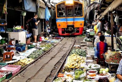 Amphawa Floating Market Tour with Maeklong Railway Market (SHA Plus)