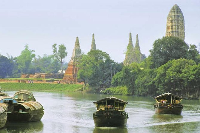 Ancient Wonders of Ayutthaya with Return Scenic River Cruise - Vihara Phra Mongkhon Bophit and a living place of worship