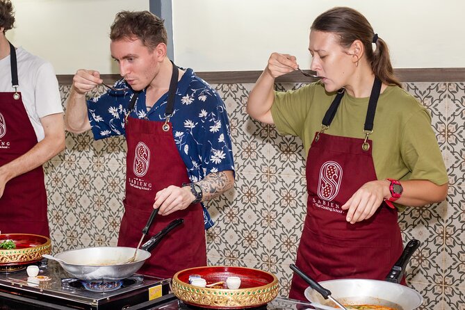Authentic Thai Cooking with the Largest market visit &TukTuk ride - The dishes you may prepare