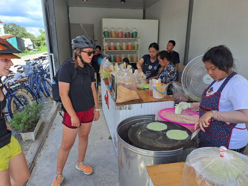 Ayutthaya City and Historical Park Bike Tour - The ferry across the Pasak River