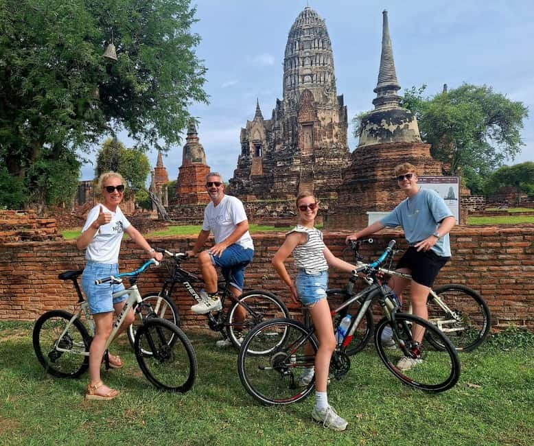 Ayutthaya: Colorful Slow Life Bicycle Tour with local guide. - Starting at Wat Lokayasutha and the reclining Buddha
