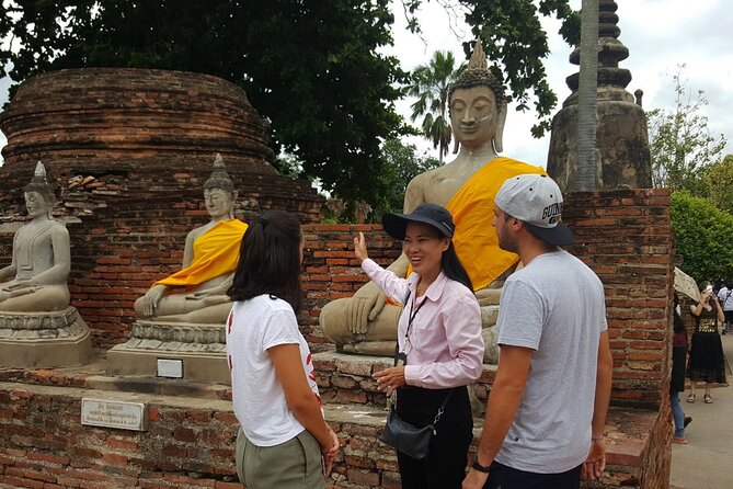 Ayutthaya Sunset Boat & UNESCO Temples: Multi-language private tour from Bangkok - Wat Mahathat and the famous Buddha head