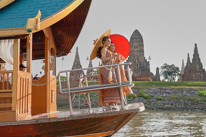 Ayutthaya Sunset Discovery, Boat Ride, Iconic Spots, Local Market - Starting from Bangkok at 1 p.m.