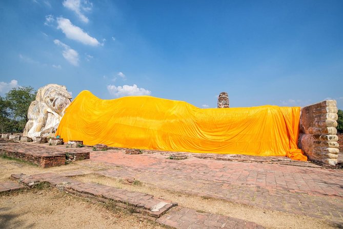 Ayutthaya Temples Tour from Bangkok with Grand Pearl River Cruise - Wat Lokayasutharam and the reclining Buddha