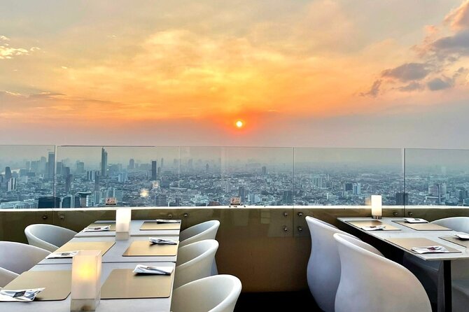 Baiyoke Sky Hotel Buffet Ticket with Observation Deck in Bangkok - The 83rd-floor Rooftop Bar drink