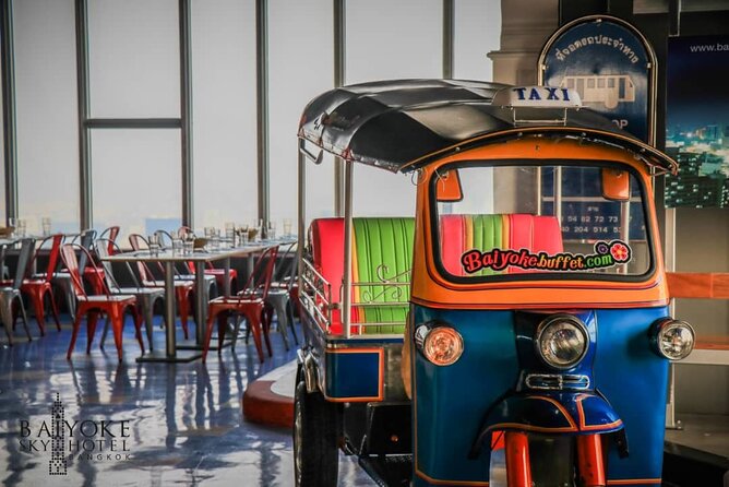 Baiyoke Sky Hotel: Observation Deck & Revolving Point Ticket - The drink and rooftop snack