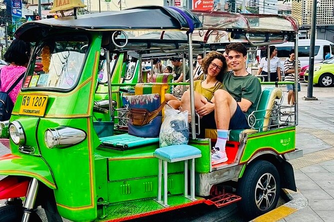 Bangkok 3-in-1 Tour: Longtail Boat,TukTuk & Street Food Adventure - Tuk-tuk time around Bangkok Old Town