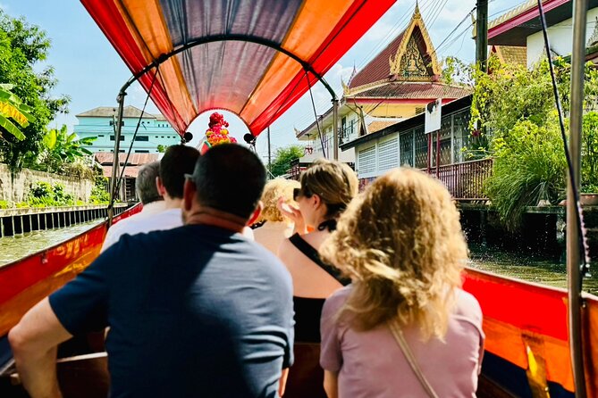 Bangkok 3-in-1 Tour: Longtail Boat,TukTuk & Street Food Adventure - One hour on the Bangkokyai canals