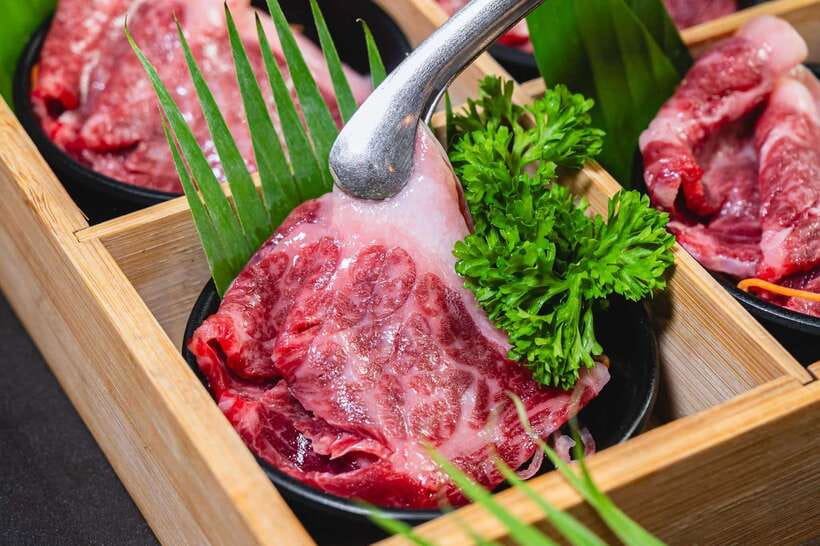 Bangkok: About Beef Lava Grill Buffet Package - Premium beef over lava stones