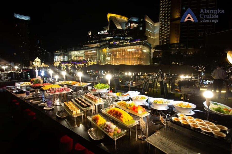 Bangkok: Alangka Luxury Cruise with Buffet and Live Music - Dinner: useful, but do not book for gourmet food