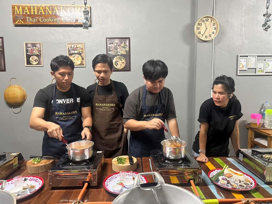 Bangkok: Authentic Thai Cooking Class with Local Host - Cooking four Thai dishes with Joyce