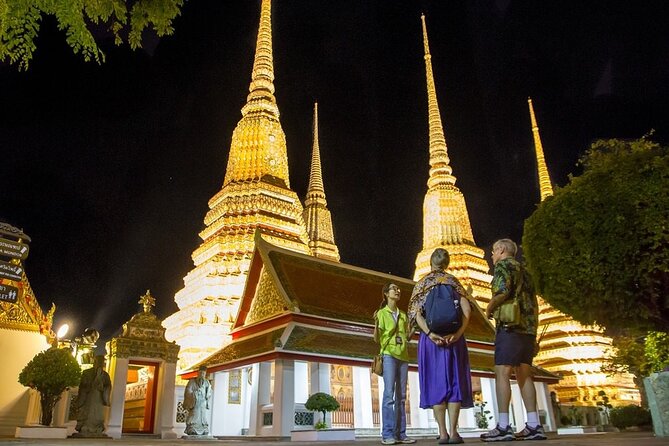 Bangkok Best Midnight Food Tour by Tuk Tuk - A pause at Bangkok’s flower market and temple