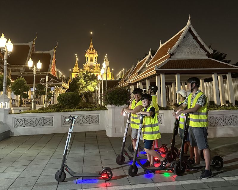 Bangkok By Night by Electric Scooter &/or Bike - Wat Prayurawongsawat and a quieter side of the city