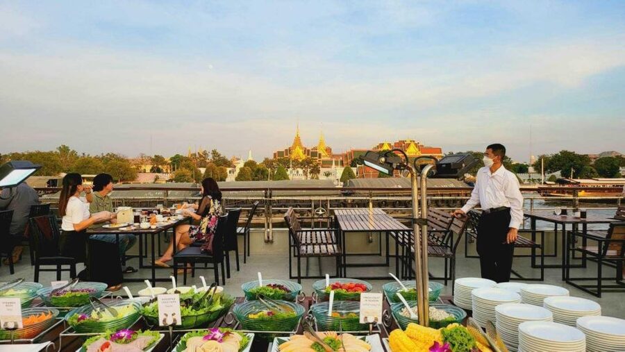 Bangkok: Calypso Cabaret & Dinner Cruise with Hotel Transfer - Calypso Cabaret from 7:45 to 8:55 PM