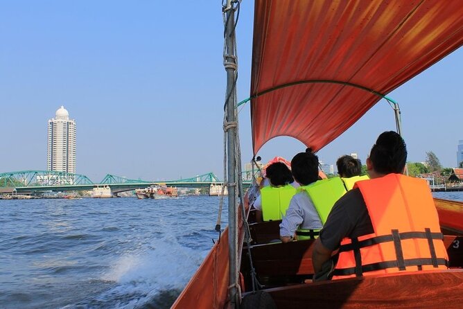 Bangkok Canal Tour by Teak Boat - Wat Arun from the river