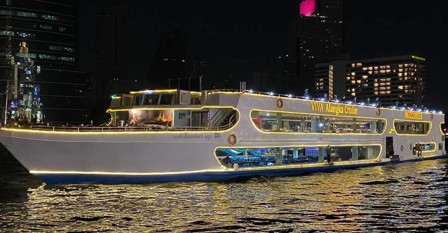Bangkok: Chao Phraya Buffet Dinner Viva Alangka Cruise - An easy Bangkok night at Asiatique