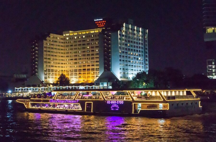 Bangkok: Chao Phraya Princess Dinner Cruise Ticket - The route from King Taksin Bridge to the upper river