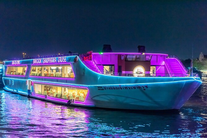 Bangkok Chaophraya Dinner Cruise with Thai Cultural Show - Asiatique and Rama VIII Bridge complete the route