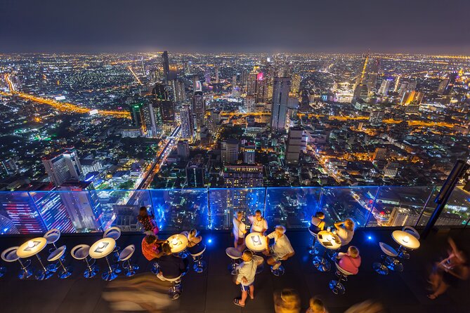 Bangkok Damnoen Saduak, Train Market, Mahanakhon Skywalk - Returning to Bangkok and going up Mahanakhon