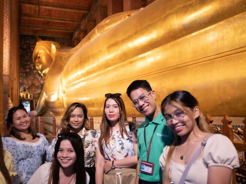 Bangkok: Evening Tour with Wat Arun, Wat Pho & Tuk Tuk Ride - Yaowarat Road and a free evening in Chinatown