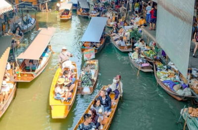 Floating Market & Railway Market with Hotel Pick Up