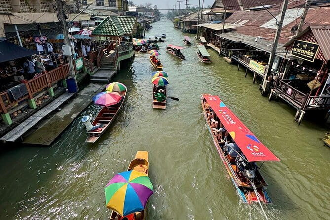 Bangkok: Floating Market & Train Market Discovery - A long-tail boat through Damnoen Saduak