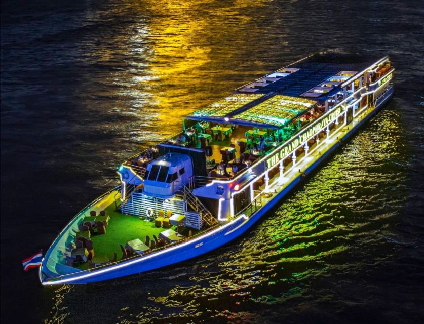 Bangkok: Grand Chao Phraya Dinner Cruise with Live Show - Key points to know before you book