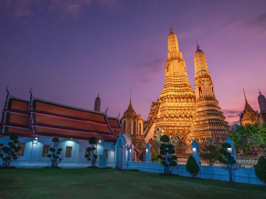 Bangkok: Grand Palace and Wat Arun Guided Walking Tour - Wat Arun’s mosaic prang