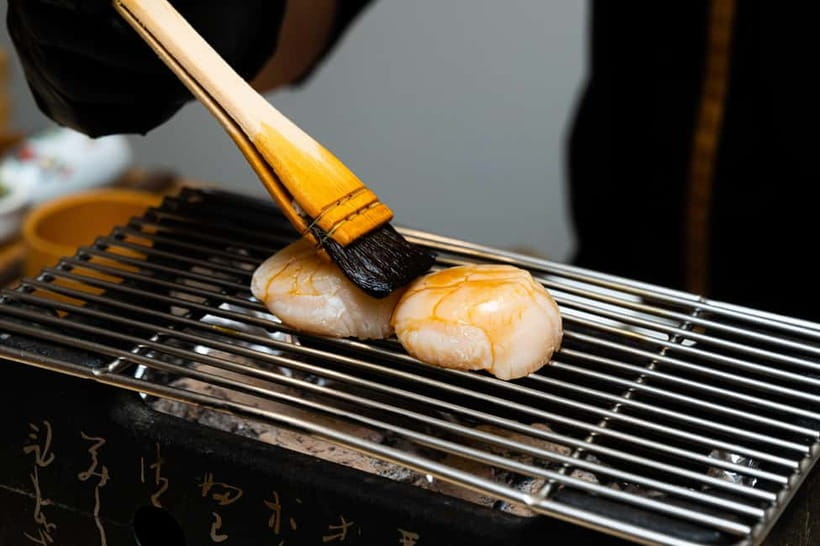Bangkok: Koko Japanese Omakase - Watching the chef prepare each course