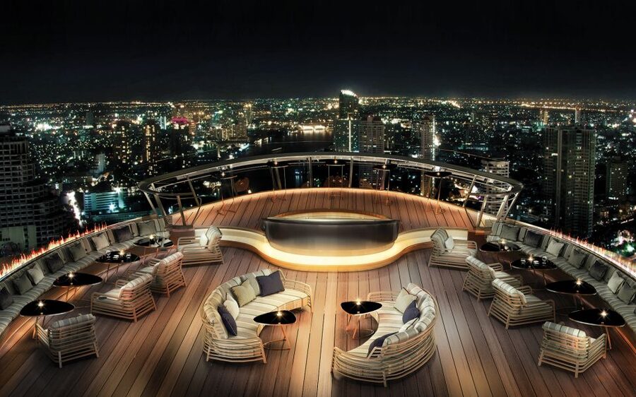 Bangkok: Lebua Rooftop Bar Reservation & Round-Trip Transfer - Distil on the 64th floor