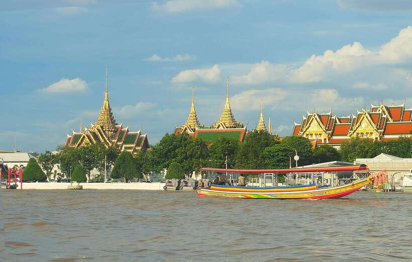 Bangkok Long Boat Canal a Big Buddha & Culture Markets Tour - Bangkok’s old west bank, seen from the water