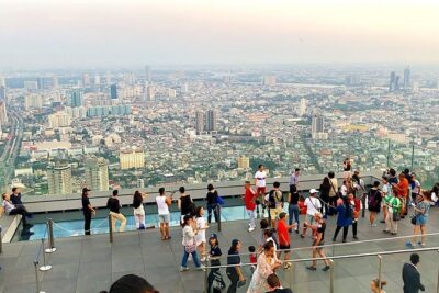 Bangkok Mahanakhon SkyWalk Experience with Private Hotel Transfer