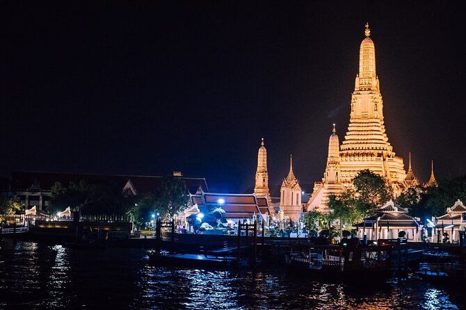 Bangkok Meridian Dinner Cruise from ICONSIAM - Rama VIII Bridge and the royal barges museum