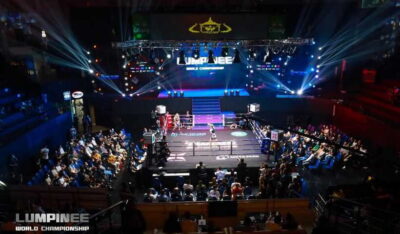 Muay Thai Match at Lumpinee Boxing Stadium
