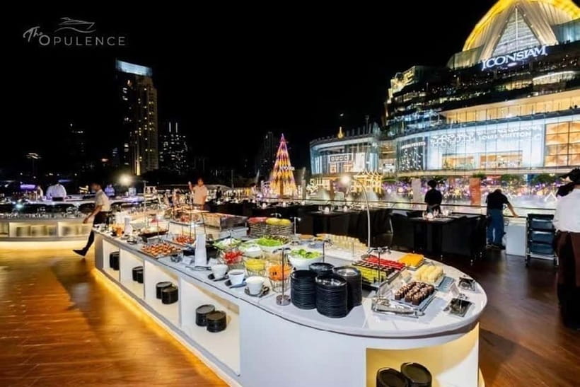 Bangkok: Opulence Luxury River Dinner Cruise - Choosing between the lower deck and rooftop