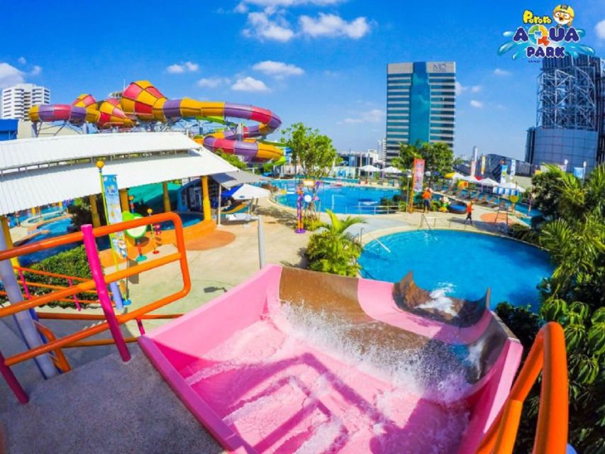 Bangkok: Pororo Aqua Park Entry Ticket - A Rooftop Water Park Above Bangkok