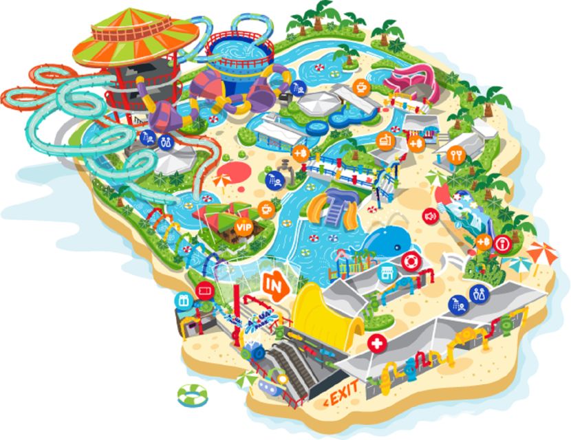 Bangkok: Pororo Aqua Park Entry Ticket - Pororo, Crong, Poby, and Petty Set the Tone