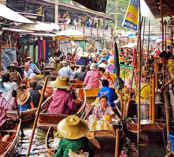 Bangkok: Railway, Floating Market & Chao Phraya Cruise Tour - What the two-hour return to Bangkok means