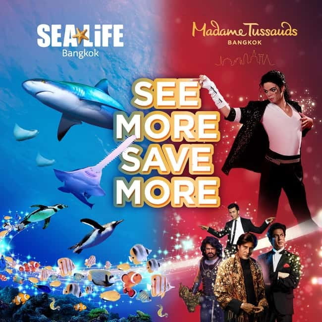Bangkok: SEA LIFE Bangkok & Madame Tussauds Entry Ticket - Why the Siam location makes this pairing work