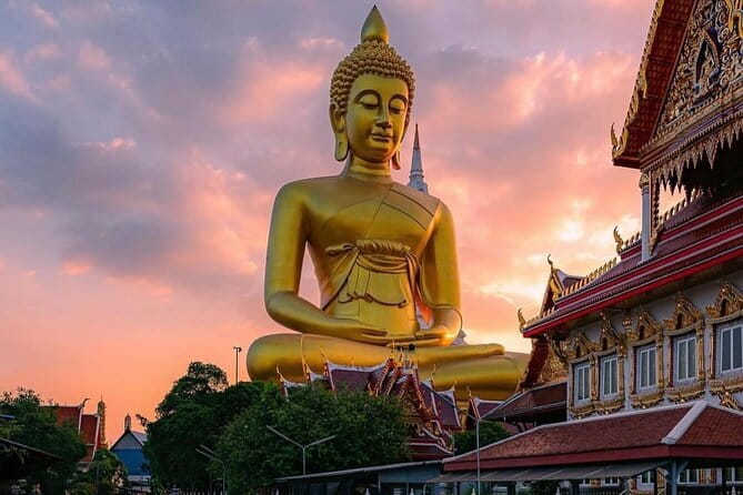 Bangkok : Sunset Food tour by Tuk Tuk boat with big Buddha view - The tuk-tuk ride through old Bangkok