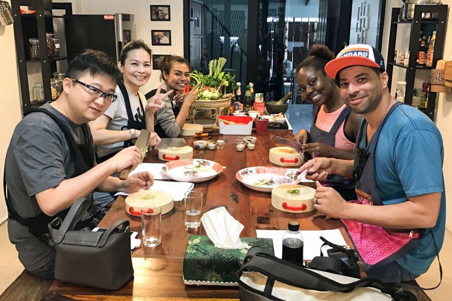 Bangkok: Thai Cooking Class and Onnuch Market Tour - Starting at Pink Chili Thai Cooking School