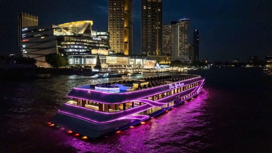 Bangkok: The Opulence Buffet Dinner Cruise with Live Band - Three Decks, Three Different Moods