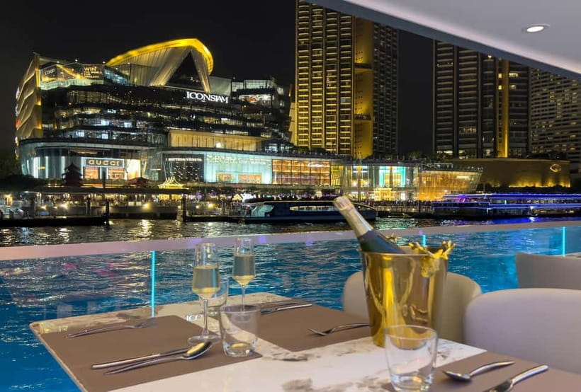 Bangkok:The Planet Sunset&Dinner Cruise on Chao Phraya River - Three decks and the rooftop choice