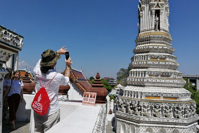 Bangkok Tour: Highlights & Hidden Gems & Long Tail Boat - Wat Arun and the view across the river