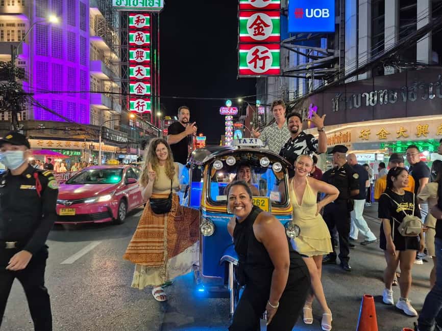 Bangkok: Tuk Tuk Adventure Chinatown Michelin Food & Temples - Key points to know before you book