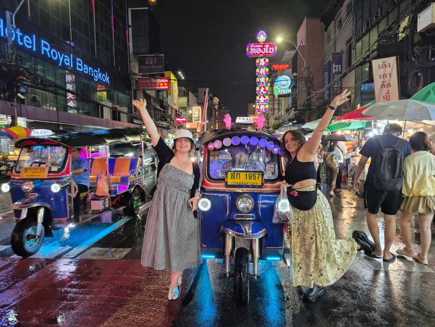 Bangkok: Tuk Tuk Adventure Chinatown Michelin Food & Temples - Meeting at Sam Yan MRT