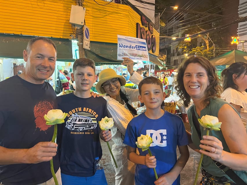 Bangkok Tuk-Tuk by Night with Chinatown Street Food Meal - Pak Khlong Talat, Bangkok’s flower market